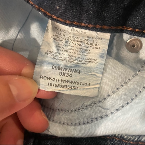 Wrangler Dark Blue Bootcut‎ Jeans, women’s Size 9x34 - Picture 4 of 9